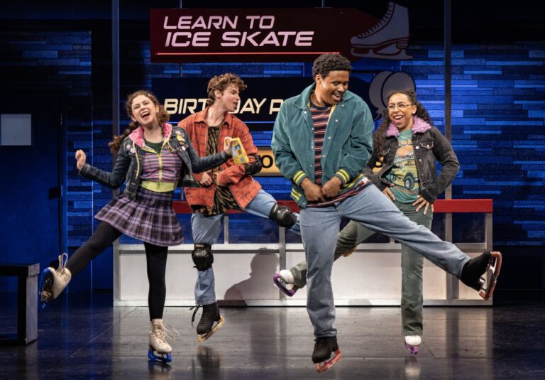 0076 - Skye Alyssa Friedman, Pierce Wheeler, Darron Hayes and Grace Capeless in the National Tour of KIMBERLY AKIMBO, photo by Joan Marcus